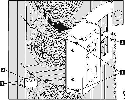 Rack operator panel LED assembly