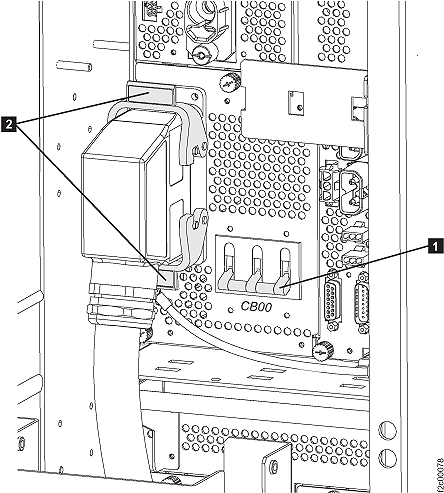 Power supply main line CB00 switch