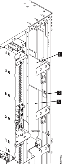 Safety labels on inner wall (rear, right side)
