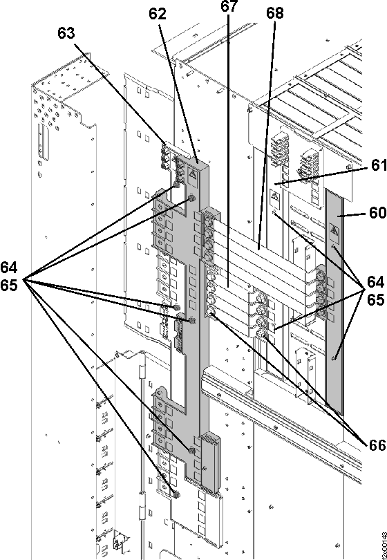 Bus bar, 5 1/2V, pri, A and B