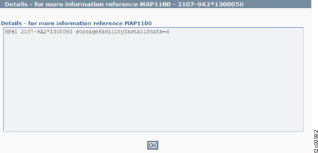 Window: Storage facility object details