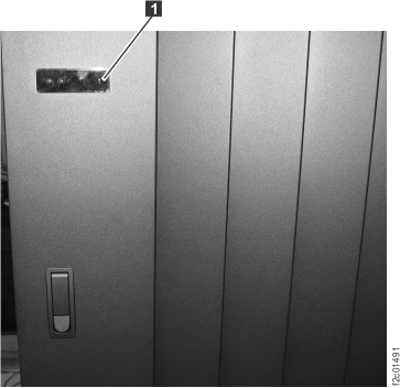 Model 941 "Identify" indicator (LED) on a rack operator panel