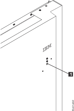 Model 951 "Identify" indicator (LED) on the upper right of the front cover