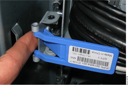 Releasing the CEC enclosure cable management arm