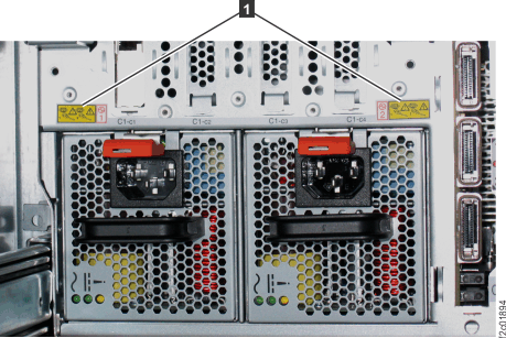 Safety labels for CEC power supply