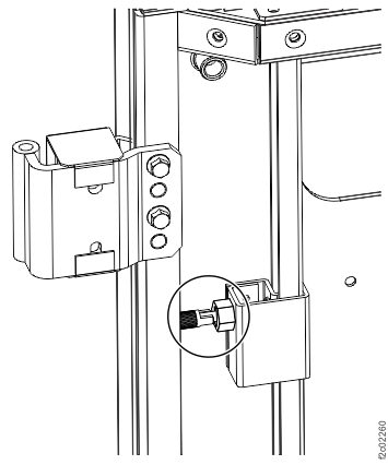 Top cover safety pin