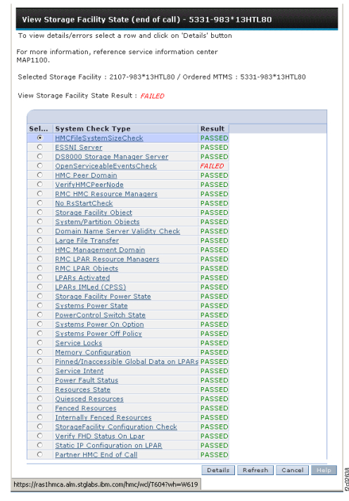 Window: View Storage Facility State