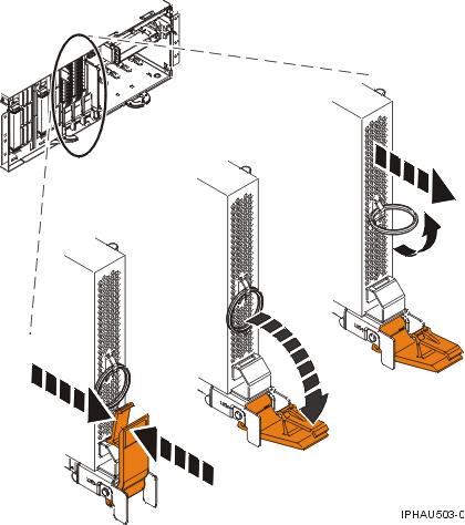 Removing the system processor voltage cards