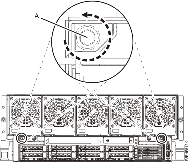 Loosening the shipping screws