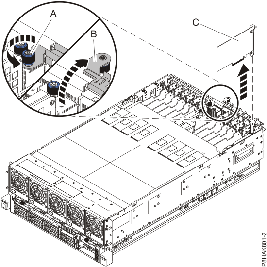 Removing a PCIe adapter