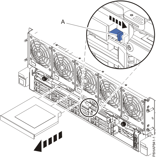 Removing the DVD drive